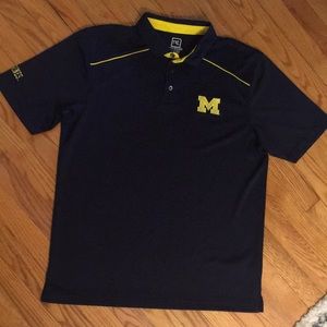 Men’s Pro-Edge Michigan Wolverine Polo